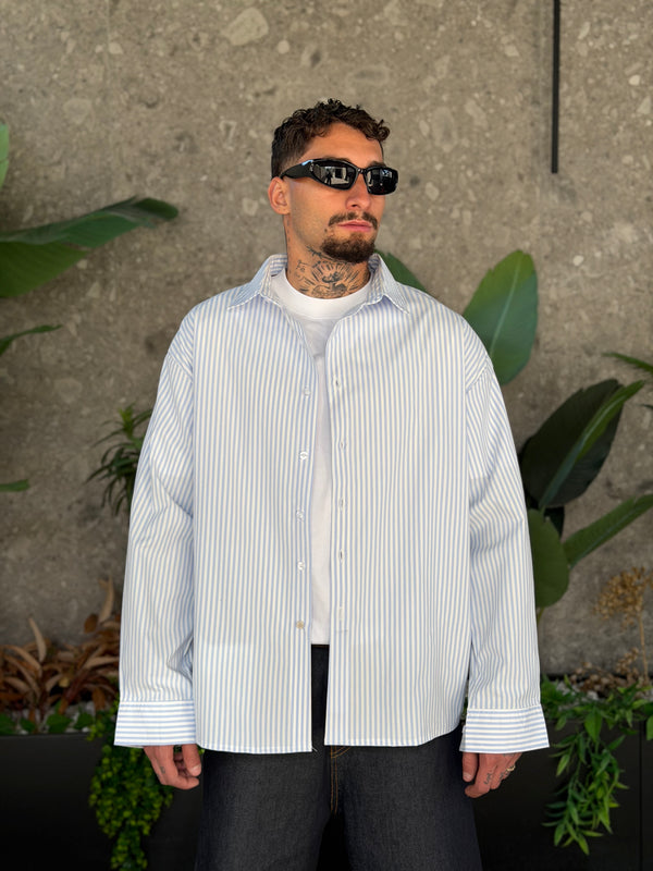 CAMICIA STRUCTURE MILITARY.AZUL