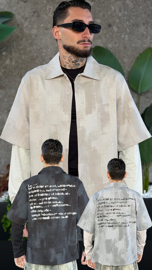 CAMICIA DOUBLE SCRIPT