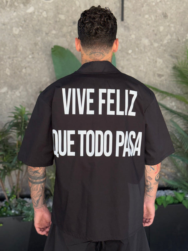 CAMICIA VIVE FELIZ