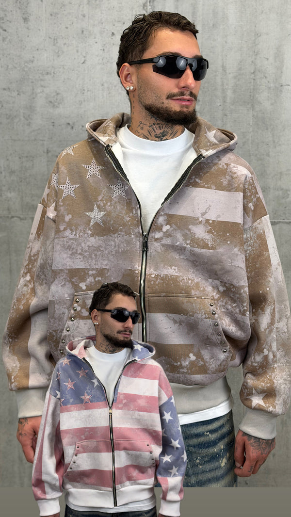 HOODIE ZIP AMERICA
