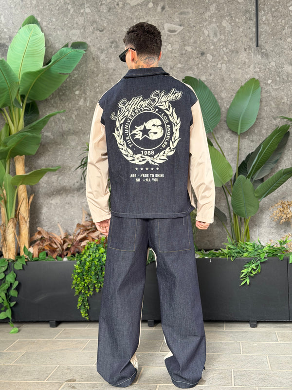 COORDSET SFL DENIM CREAM