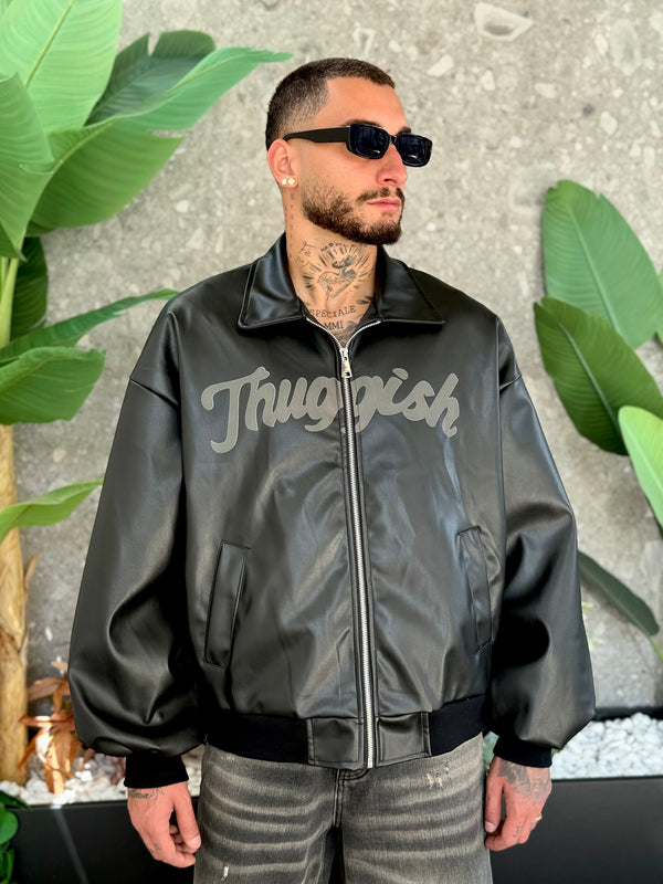 JACKET PELLE TUGGISH BLACK