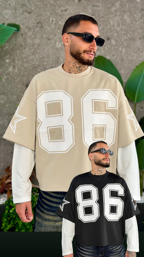 HOODIE DOPPIATA NUMBER