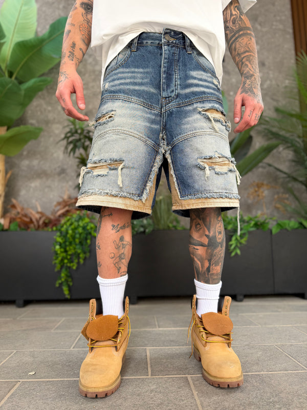 SHORT INSERTI SABBIA