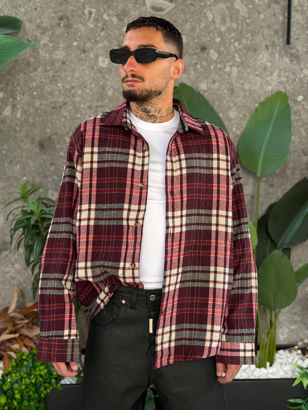 CAMICIA DIAMOND QUADRI RED