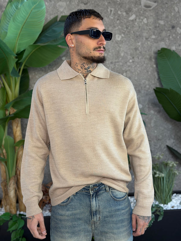 MAGLIONE POLO ZIP