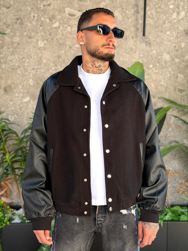 COLLEGE MANICA PELLE