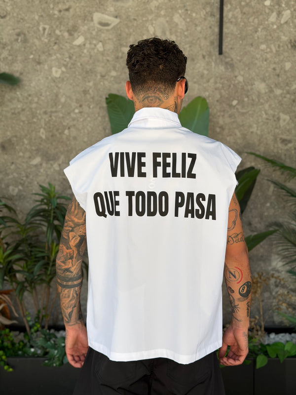 CAMICIA SMAN. VIVE FELIZ