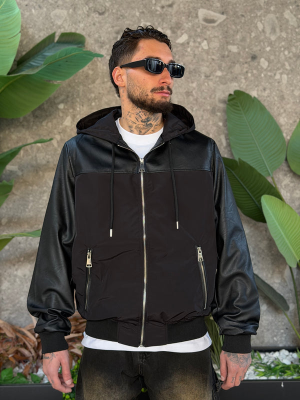 JACKET PSALM PELLE BLACK