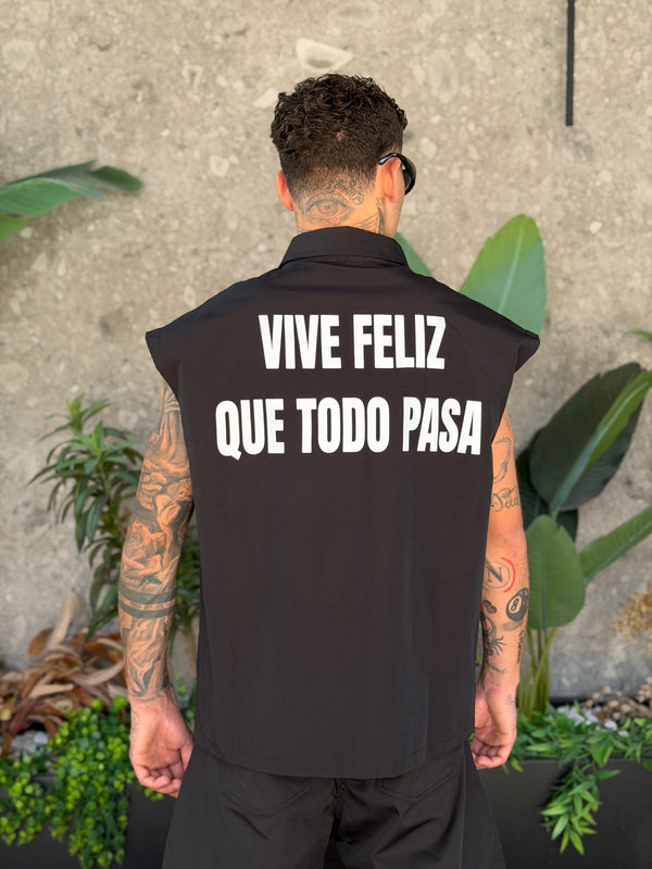 CAMICIA SMAN. VIVE FELIZ