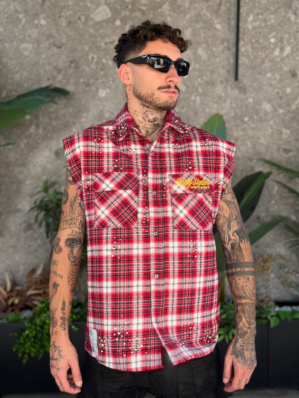 CAMICIA EMPTY PAPER RED