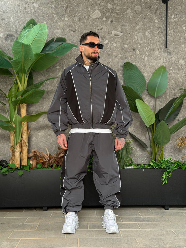 TRACKSUIT BANDE BUNKER GREY