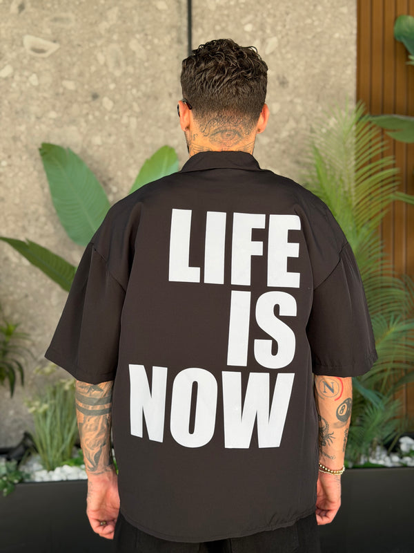 CAMICIA LIFE IS NOW