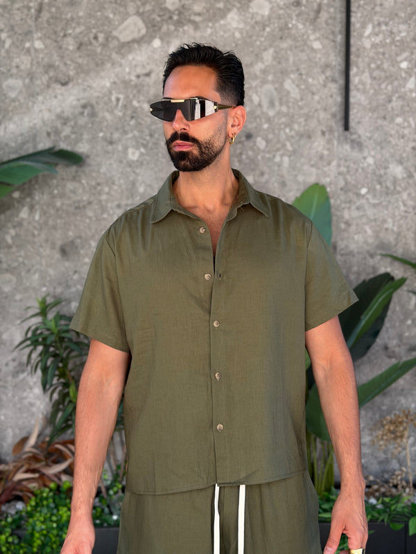 CAMICIA LINO KOS