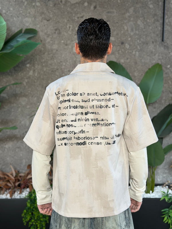 CAMICIA DOUBLE SCRIPT