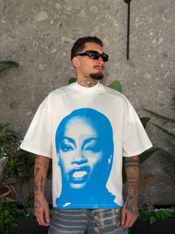 SHIRT FACE BLUE