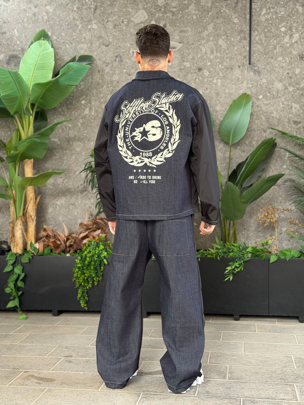 COORDSET SFL DENIM BLACK