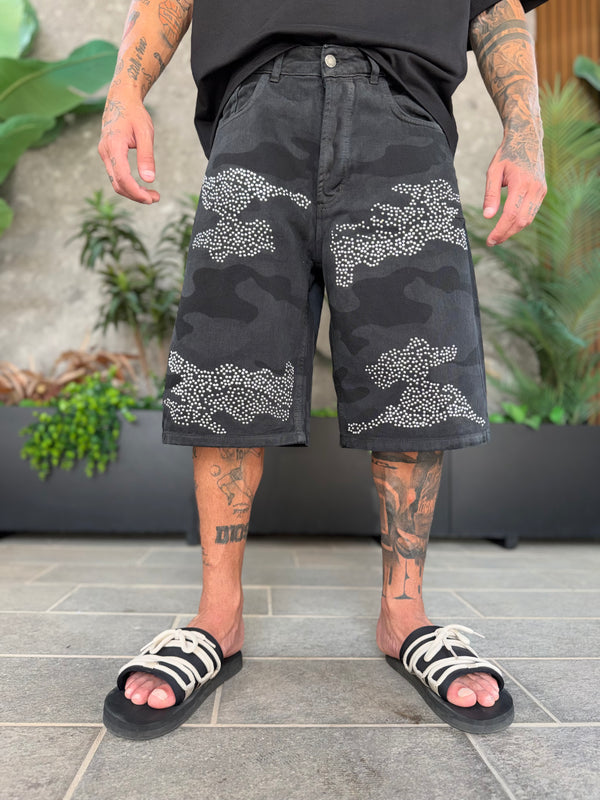 SHORT BNK. MIMETICO CIAPPE BLACK
