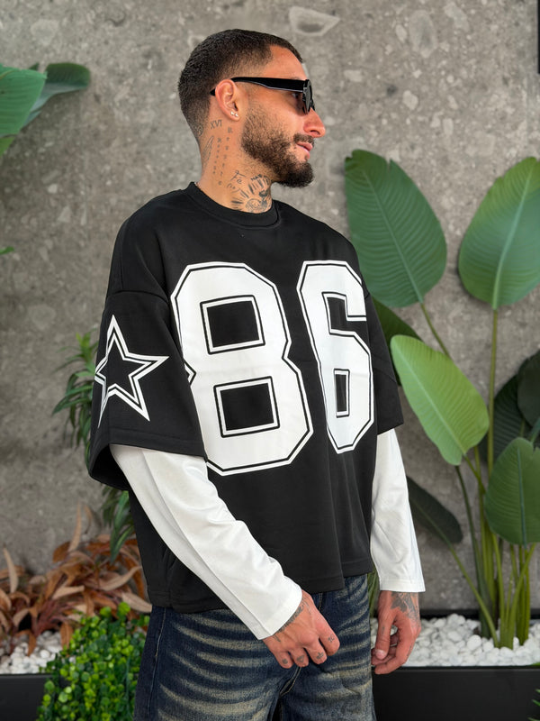 HOODIE DOPPIATA NUMBER