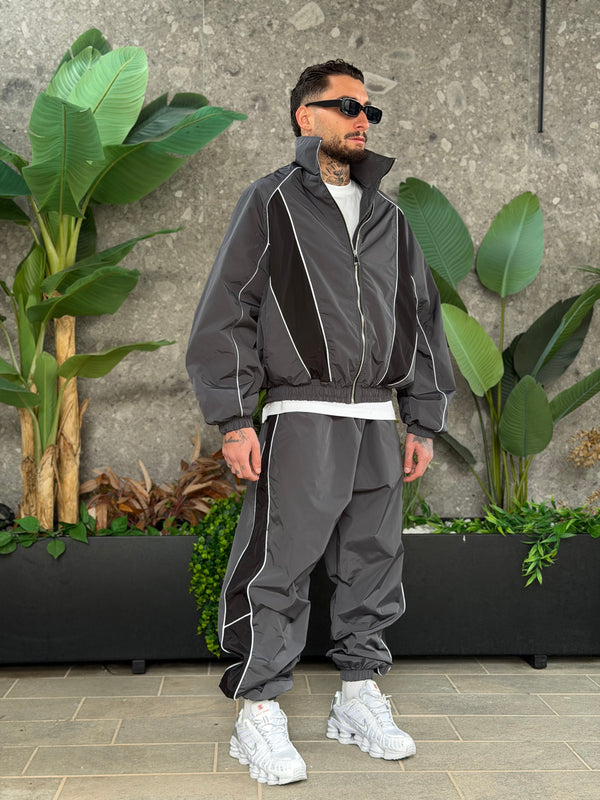 TRACKSUIT BANDE BUNKER GREY