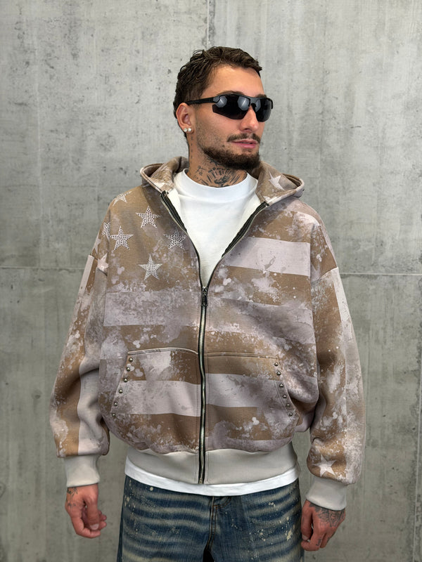 HOODIE ZIP AMERICA