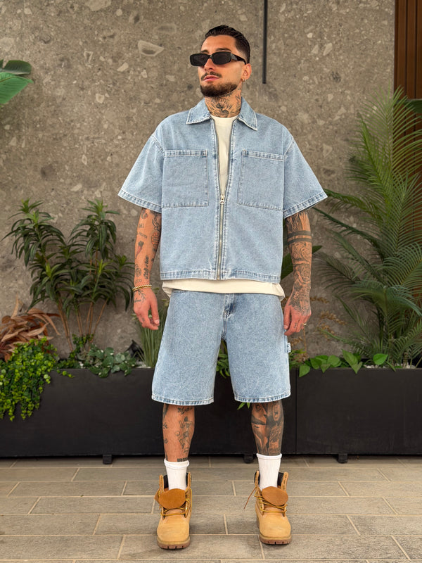 COORDSET BULL ZIP WASH