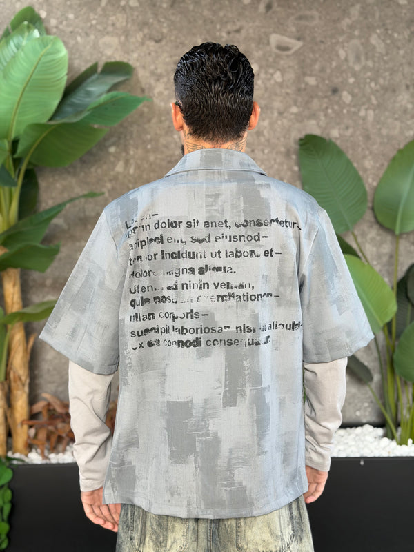 CAMICIA DOUBLE SCRIPT