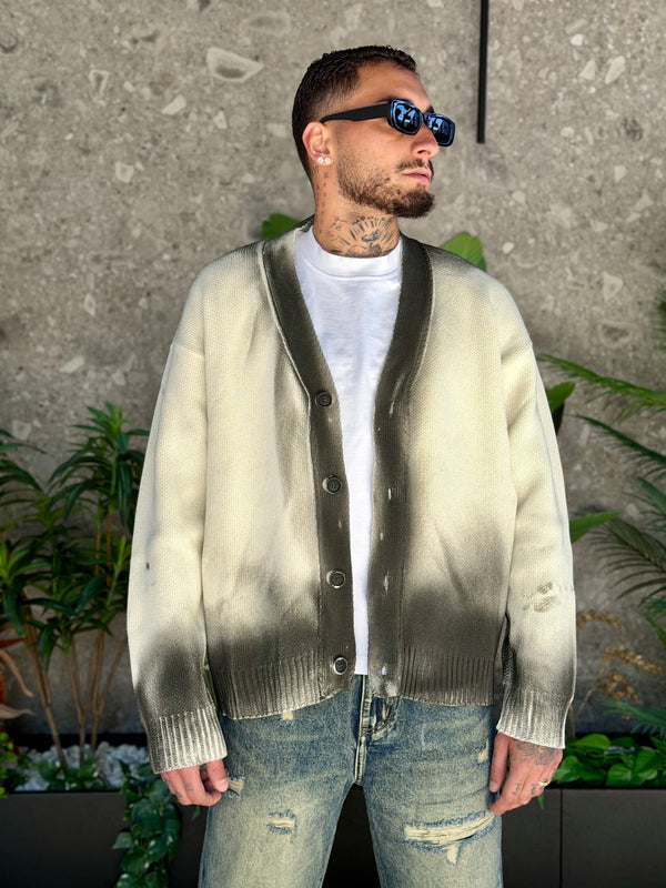 CARDIGAN CROP SPALMATO