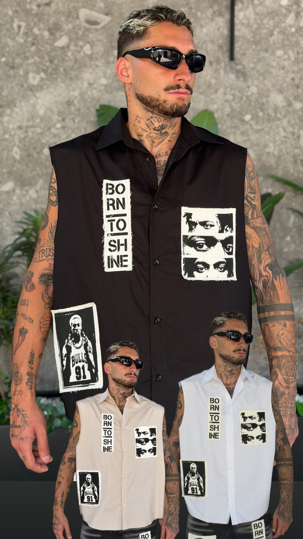 CAMICIA PATCH BASIC