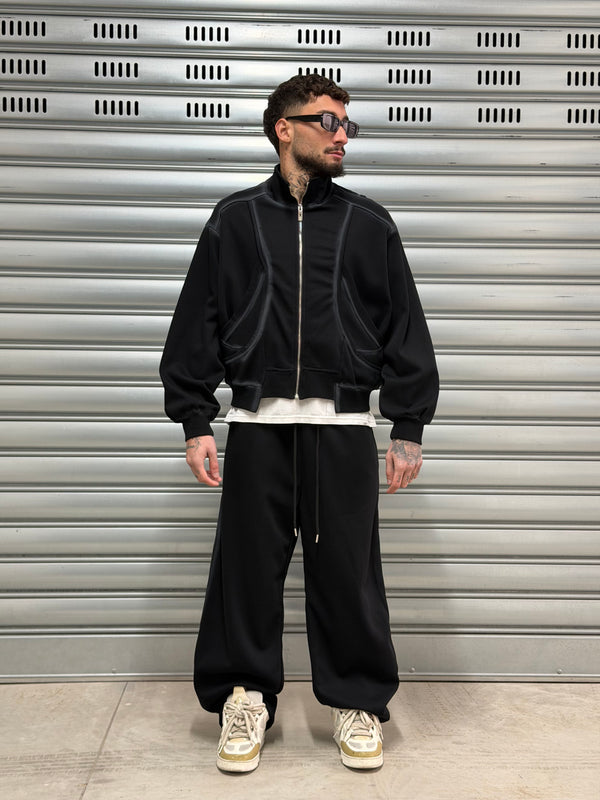 TRACKSUIT SFUMATA COMFY BLACK