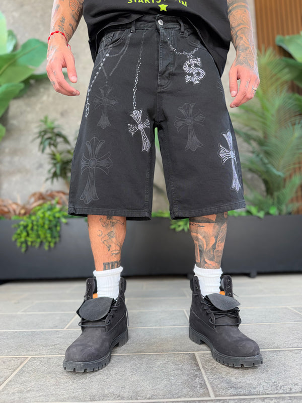 SHORT DOLLAR BLACK