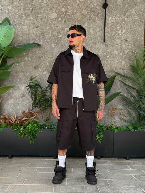 COORDSET BULL STAR BLACK
