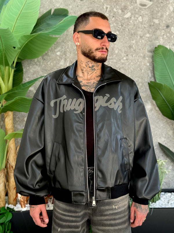 JACKET PELLE TUGGISH BLACK