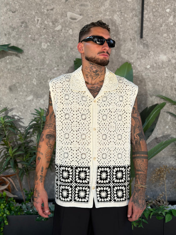 CAMICIA TRAFORATA TULUM
