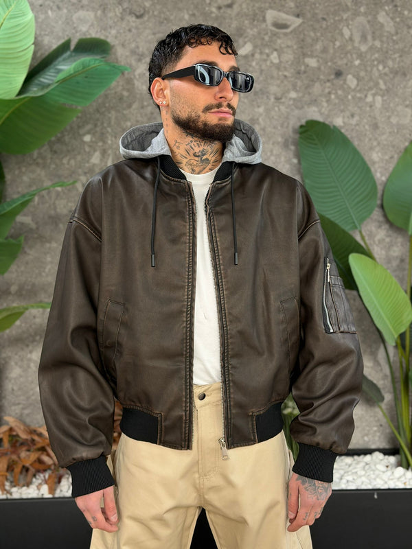 AVIATOR PELLE BROWNIE