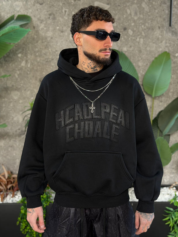 HOODIE CHROME BLACK