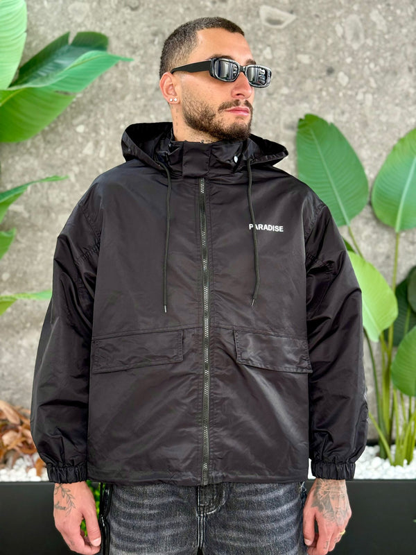 JACKET PARADISE REMOVABLE CAPP. BLACK