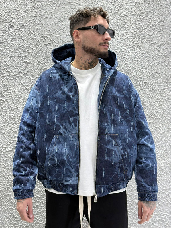 JACKET DENIM MARMO BLUE