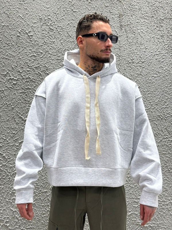 HOODIE CUCITURE TOKYO GRIGIO